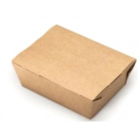 Коробка универсальная ланчбокс для блюд на вынос крафт 1000мл