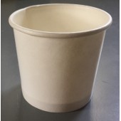 Стакан креманка стаканчик бумажный картонный для мороженого белый 150мл