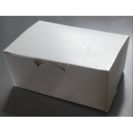 Коробка для картофеля фри, наггетсов, картонная  закрывающаяся без рис
